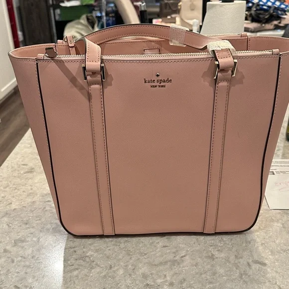 NWT Kate Spade Light Pink Newbury Lane Briar Tote Bag - Picture 1 of 8